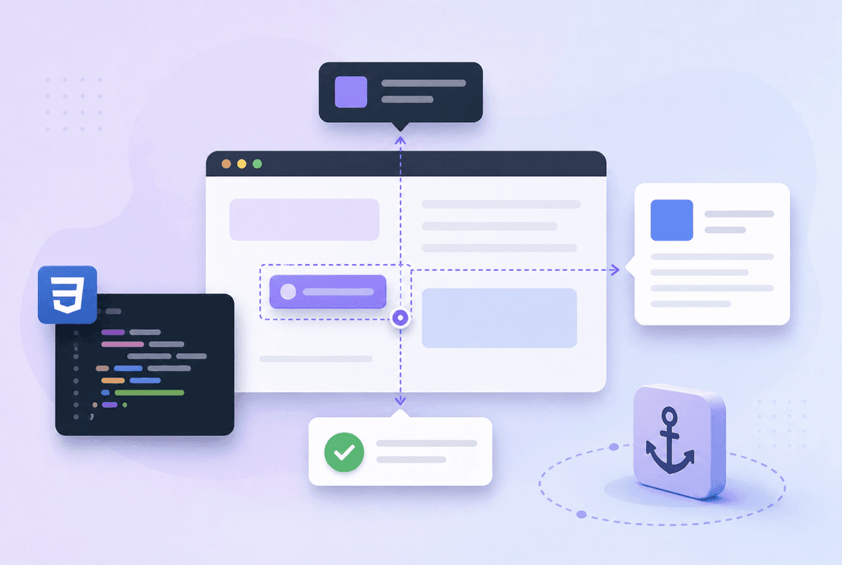 CSS Anchor Positioning: Complete Guide to Native Popover & Tooltip Layouts (2026)