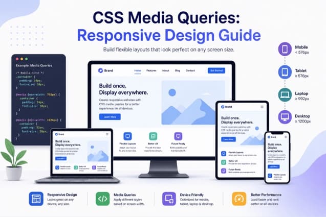 CSS Media Queries: The Complete Guide to Responsive Design (2026)