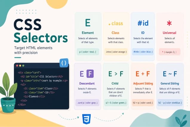 CSS Selectors: The Complete Guide to Every Selector Type (2026)