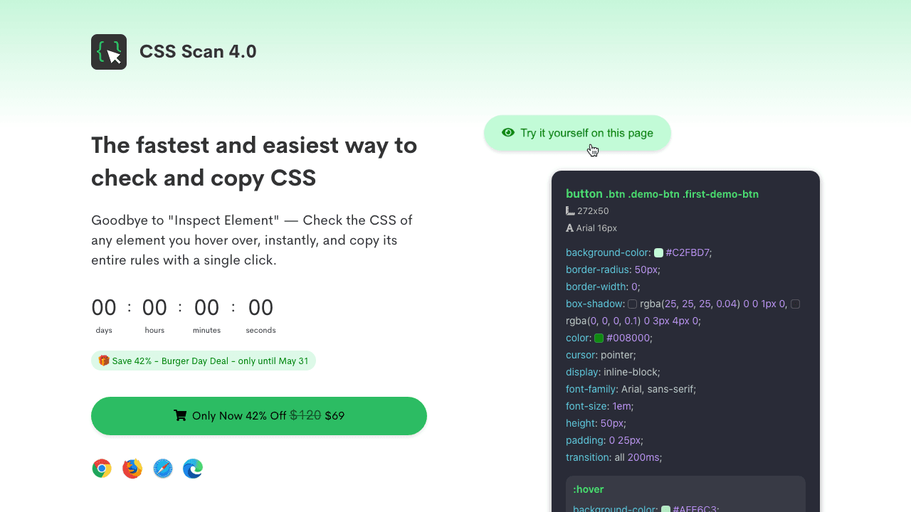 CSS Scan preview